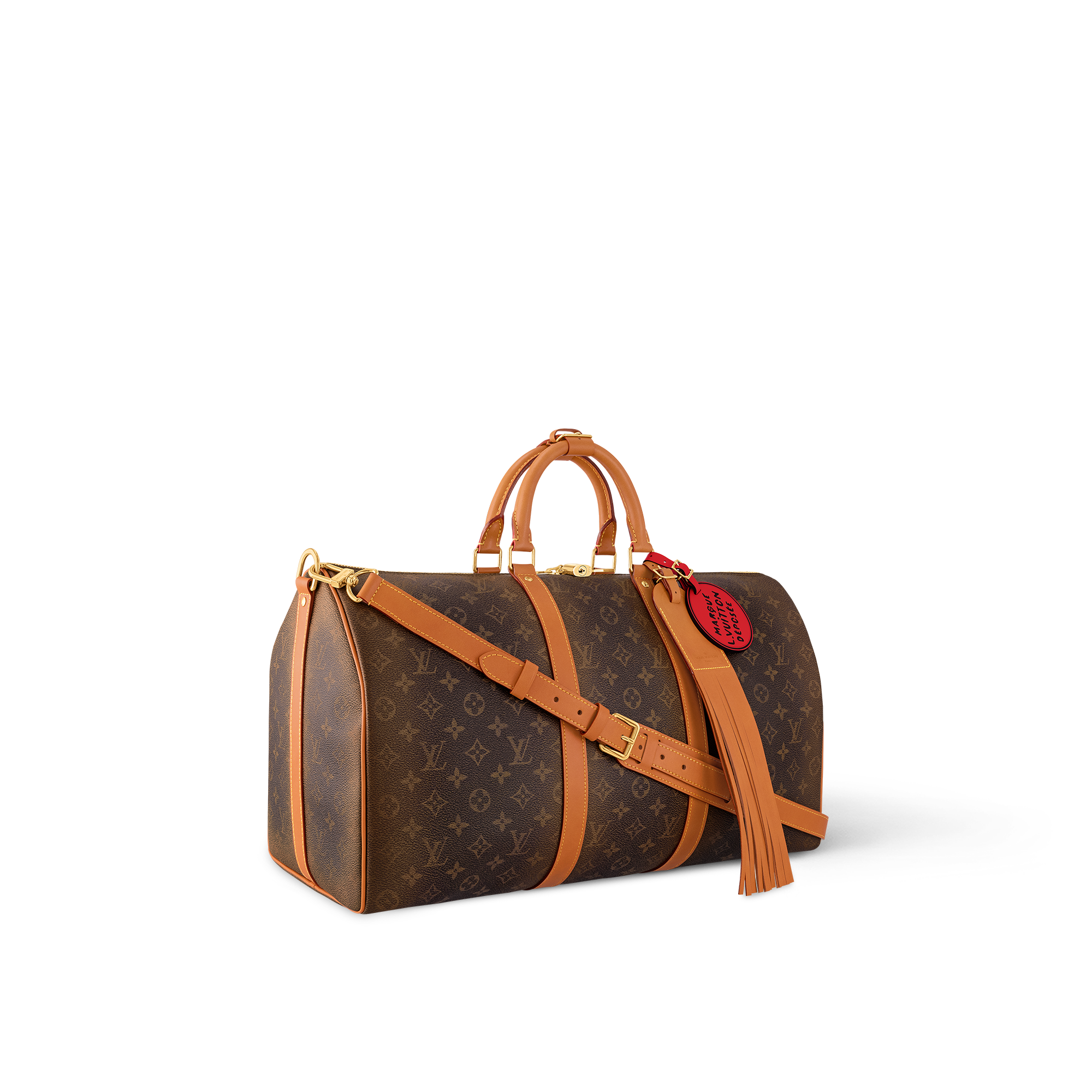Louis Vuitton ダッフルバッグ ブラウン Louis Vuitton ダッフルバッグ ブラウン 激カワ】LOUIS VUITTON